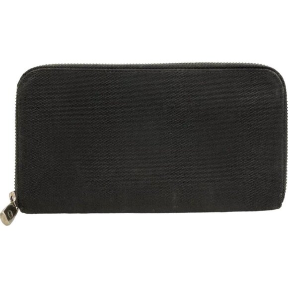893126AF Dunhill Wallet Long Zip Around Black Canvas - Picture 1 of 9
